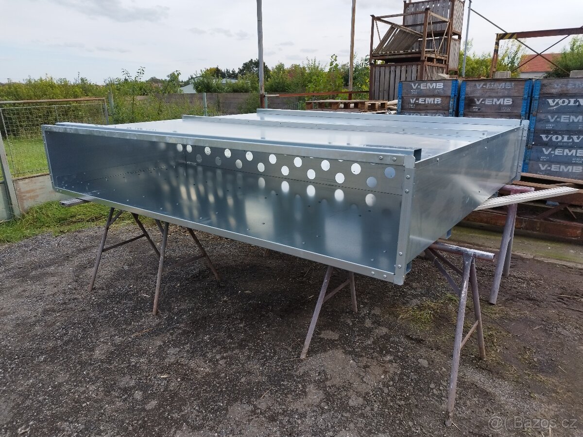 Prodám nové paletové koše pro návěsy se sedlovým rámem. - 3