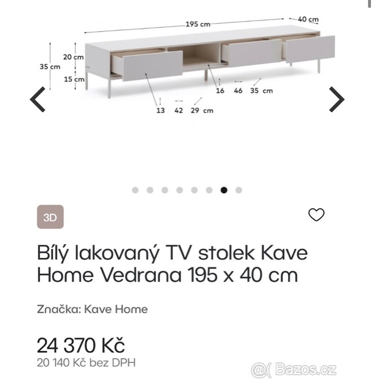 Stolek pod televizi , TV stolek , Bonami - 3