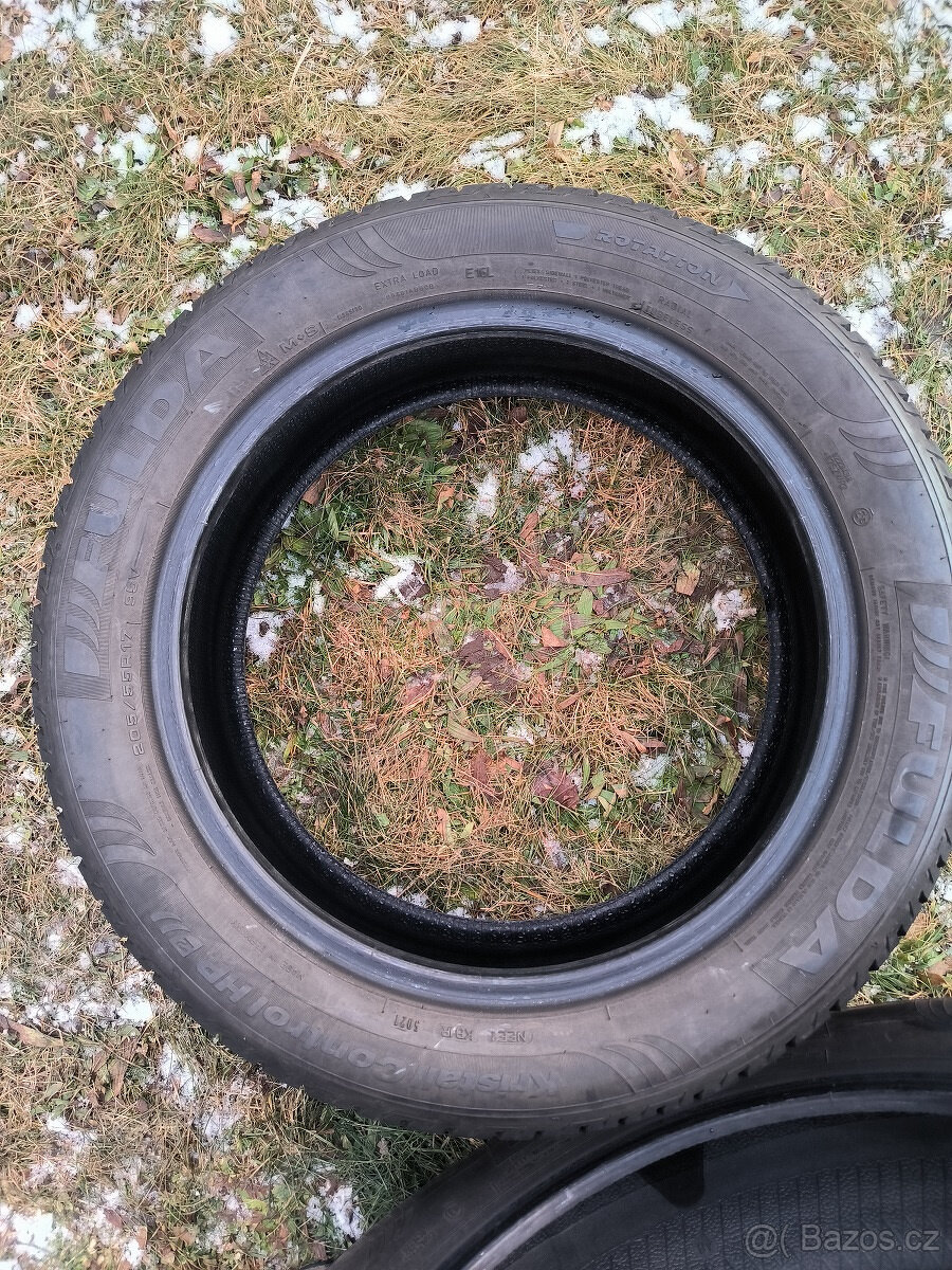 4 zimní pneu 205/55/17 FULDA - 3