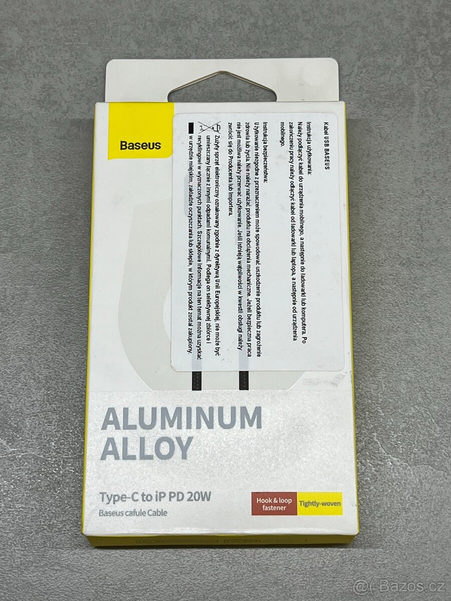 Kabel Baseus USB-C - Lightning - 3