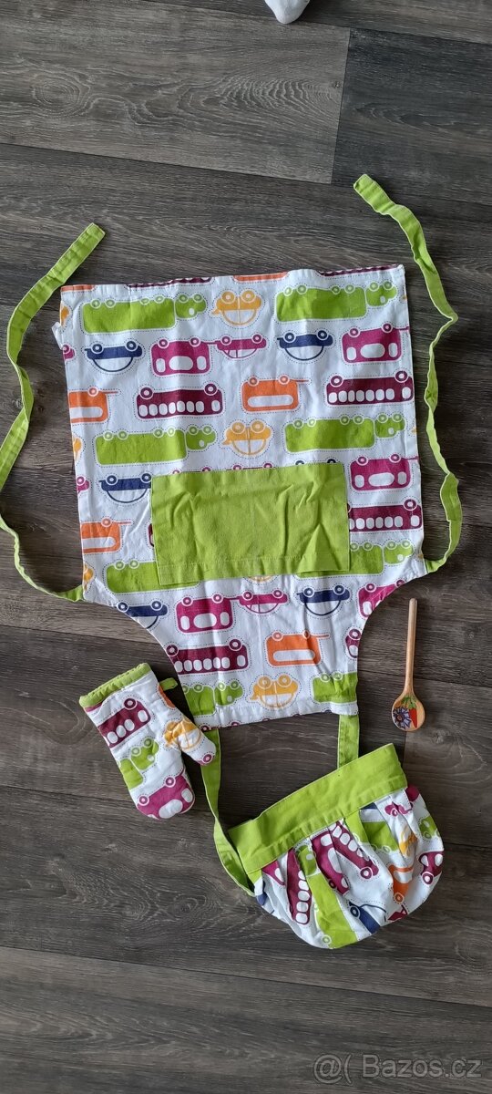 Dětský kuchařský set s vařečkou 2x - 3