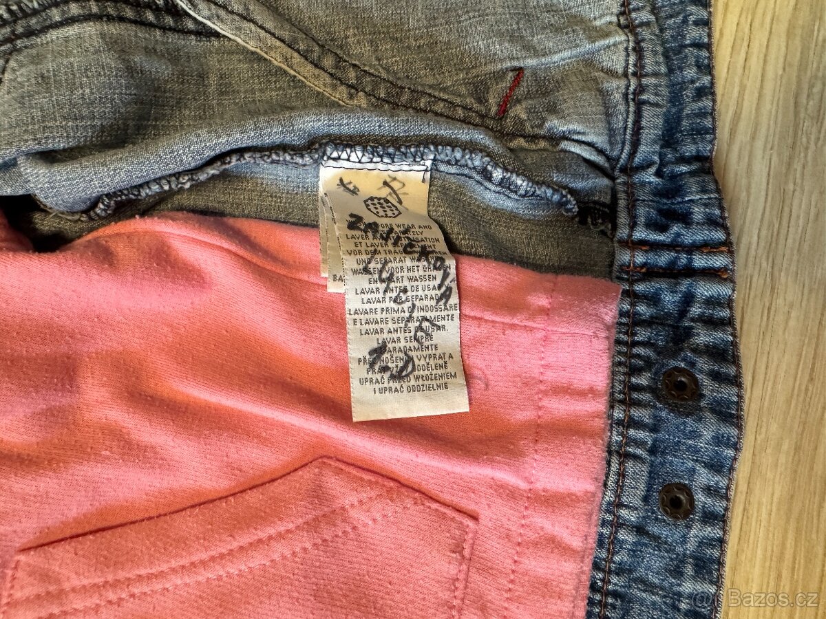 dětská džínová bunda 2v1 Polomino, vel 122 - 3