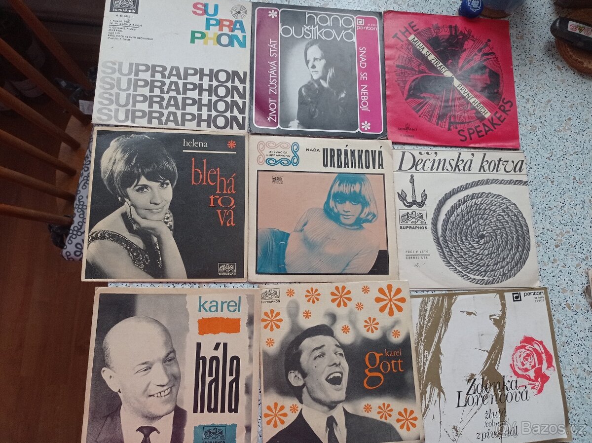Gramofonové desky malé - 3
