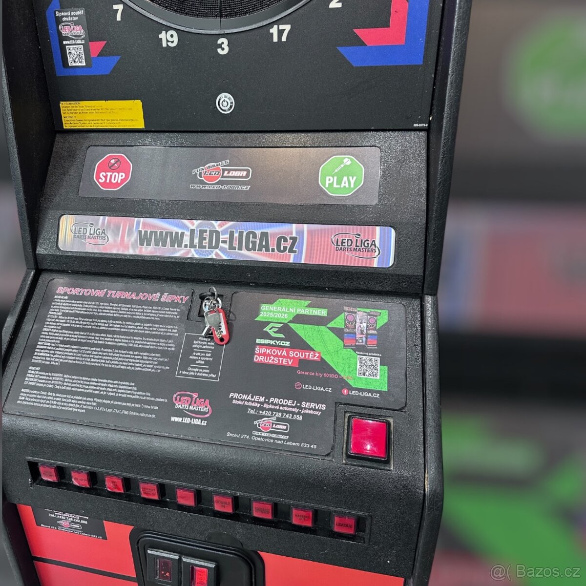 Šipky, šipkový automat Löwen Turnier Darts SM94 - 3