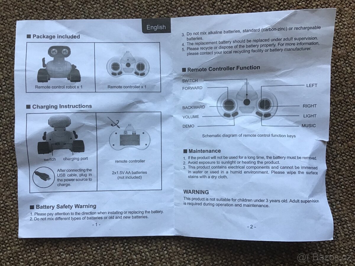 ROBOT dálkově ovládaný. - 3