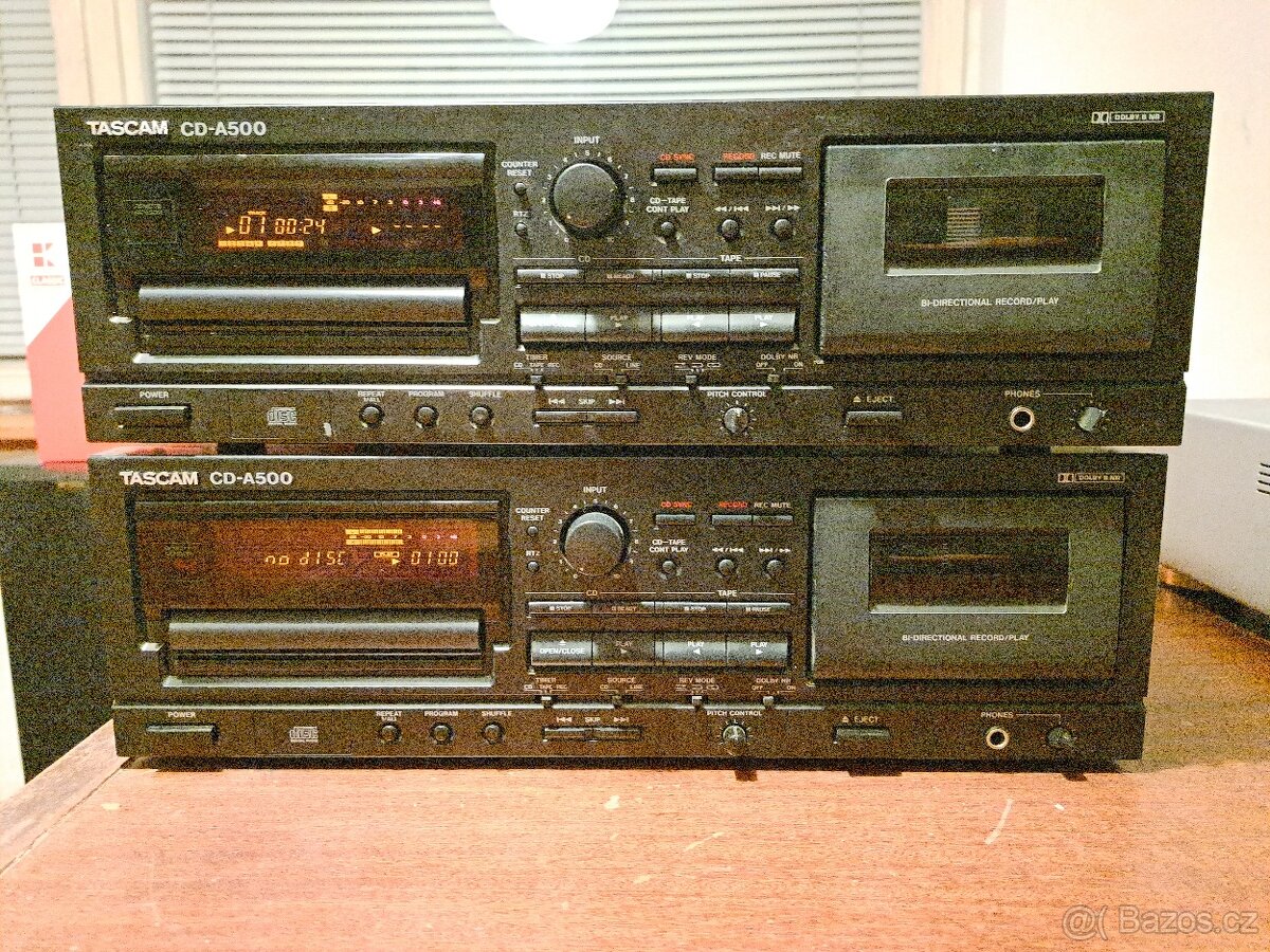 TASCAM CD-A500 (CD přehrávač a kazetový magnetofon) - 3