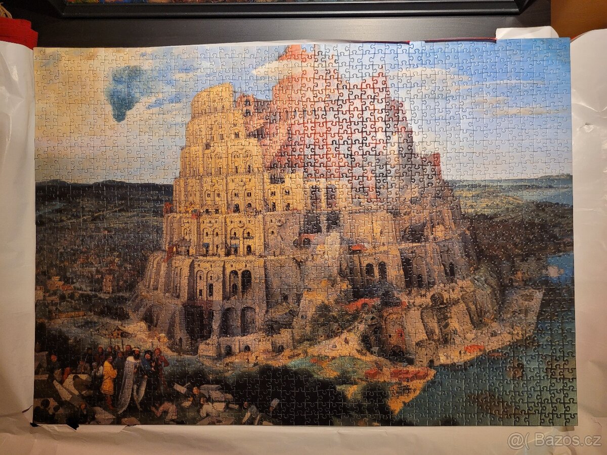 Hotové puzzle Babylonská věž, 1530 ks - 3