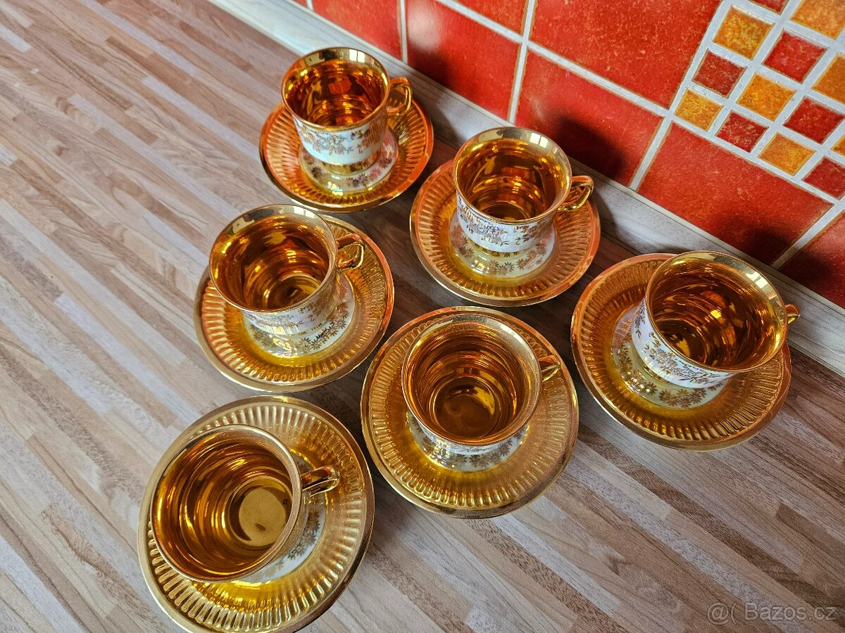 zlaté hrníčky s perletí - 3