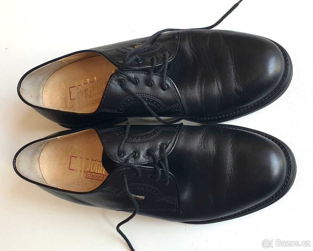 Pánské boty M John Classic, černé, velikost 9 - 3