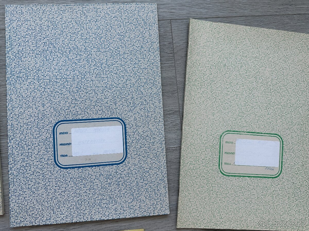 Sada retro sešitů, 9 ks - 3