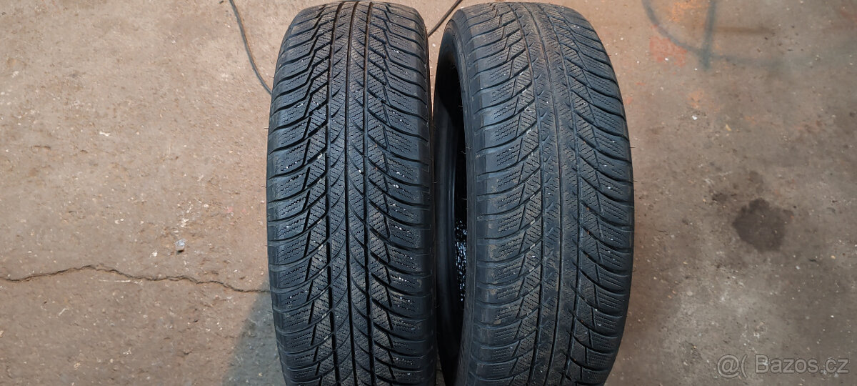 2 zimní pneumatiky BRIDGESTONE 215/65R17 99H 7,00mm - 3