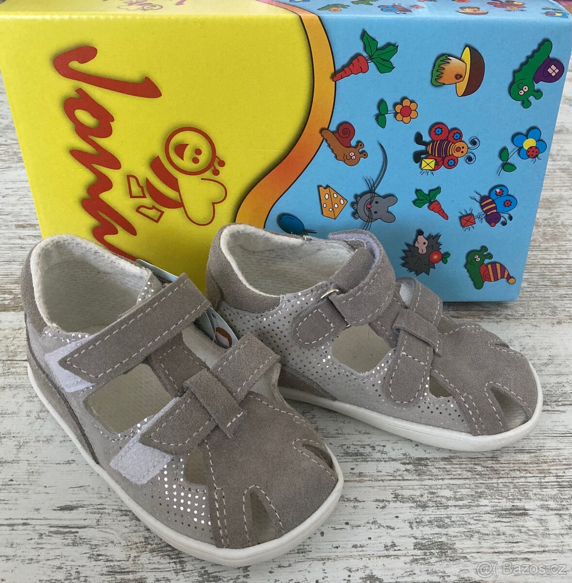 Dětské kožené boty JONAP - vel.24 - 3