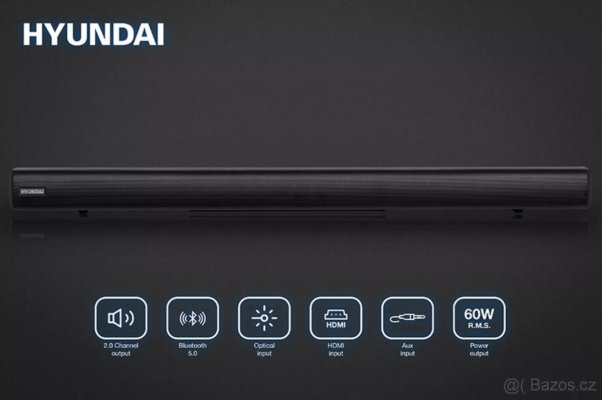 Hyundai Boom Soundbar reproduktor - 60 Watt - 3