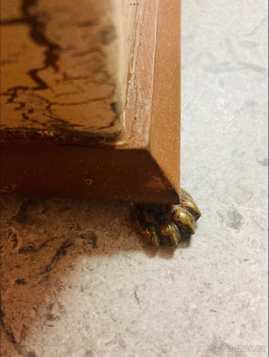 Retro šperkovnice nebo skříňka na cennosti - 3