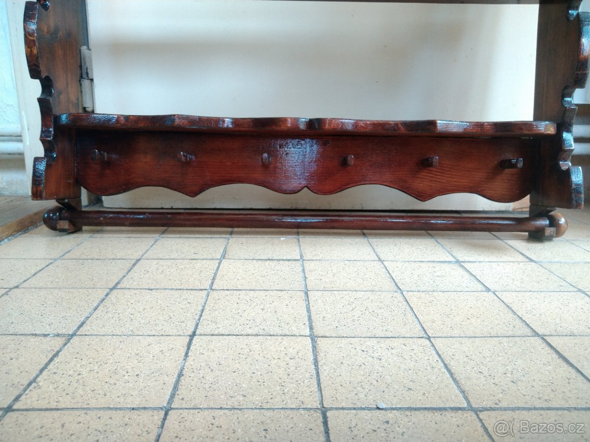 Polička kořenka originál ruční práce - 3