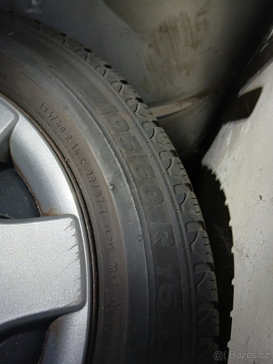 Vw Sharan zimní kola 195/60 R16 C zátěžové - 3