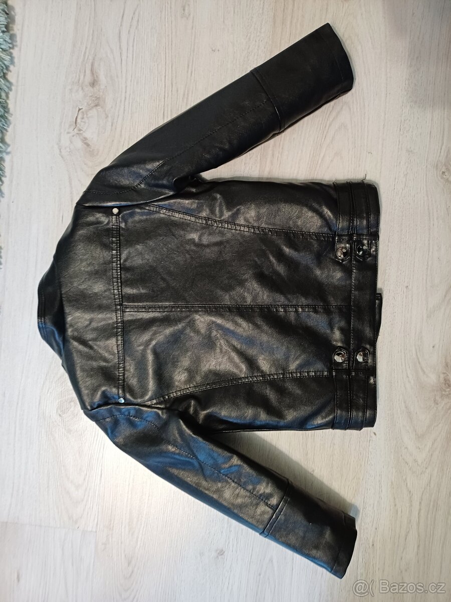 Koženková NOVÁ bunda 5-6 let - 3