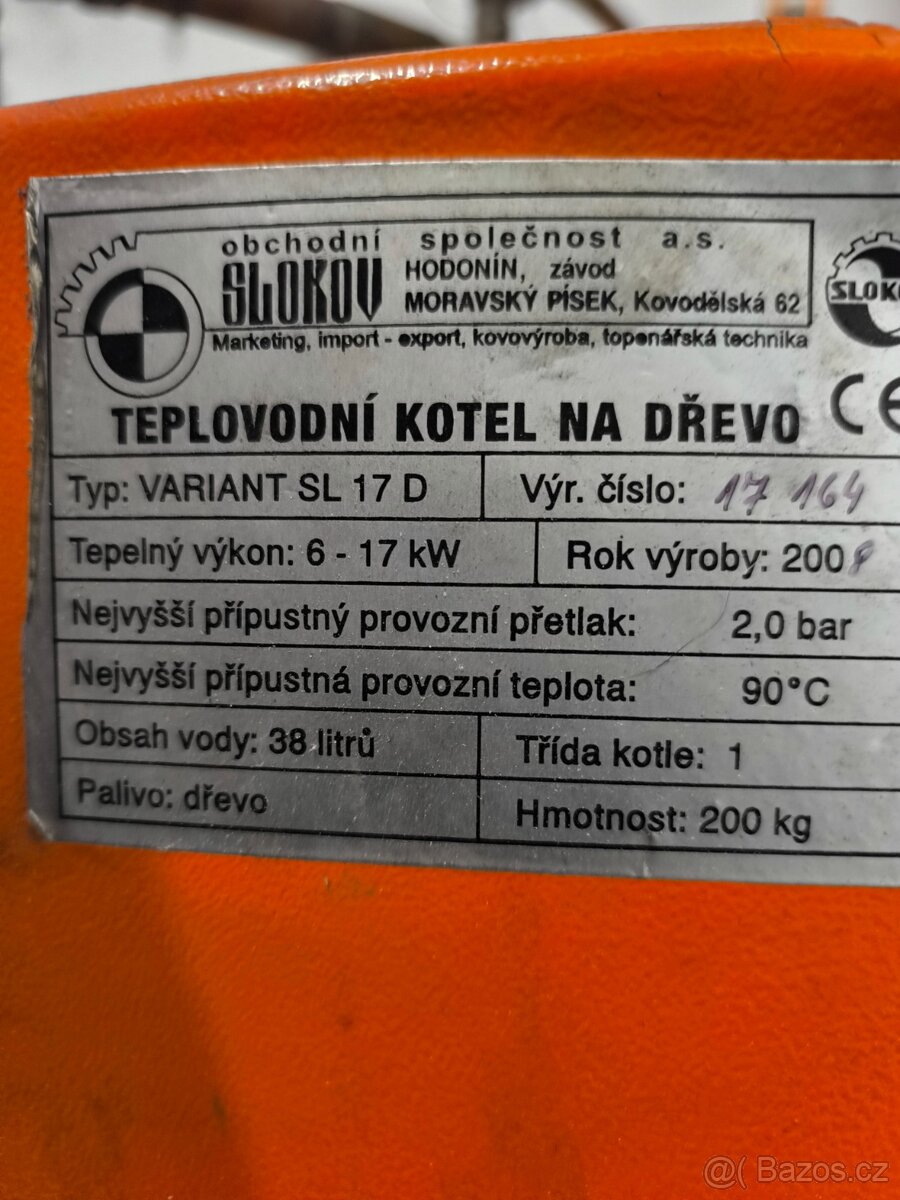 Kotel na dřevo Smolkov do dílny garáže - 3