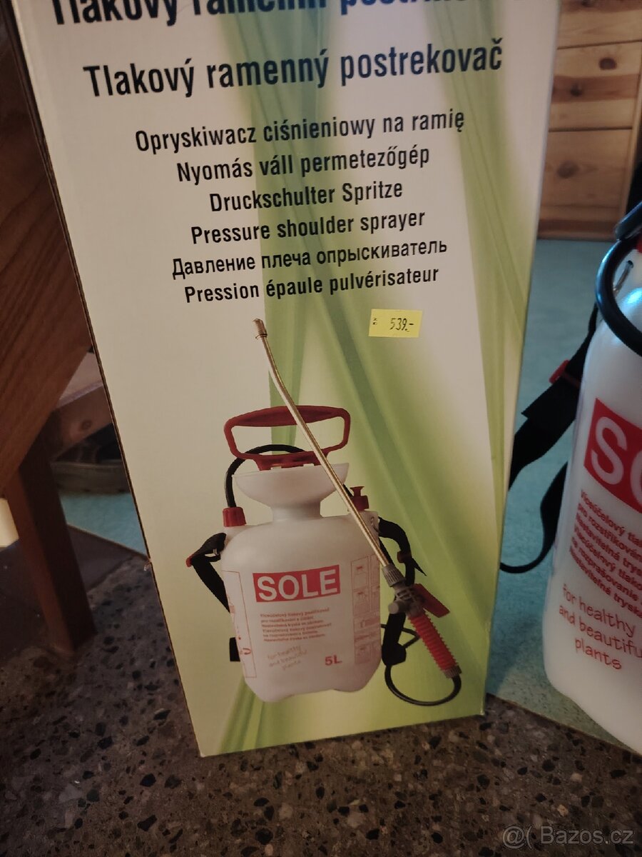 Tlakový ramenní postřikovač 5l - 3