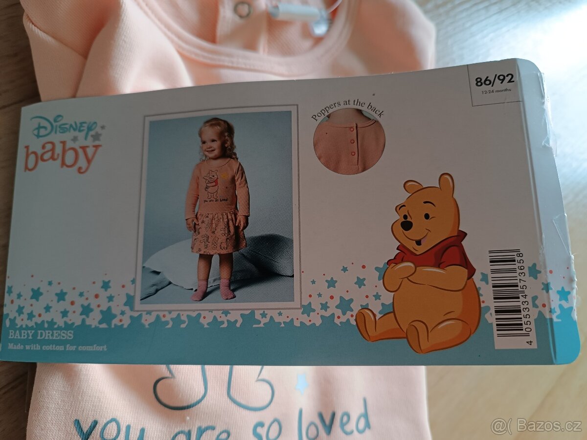 Šaty Medvídek Pú 86/92 - 3