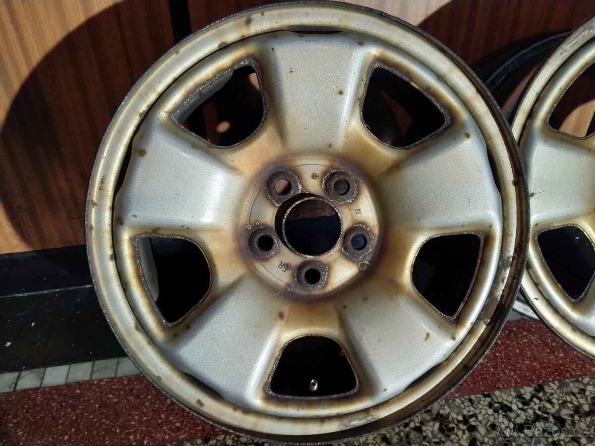 Ocelové disky 6Jx15, 5x100, ET 48 - 3