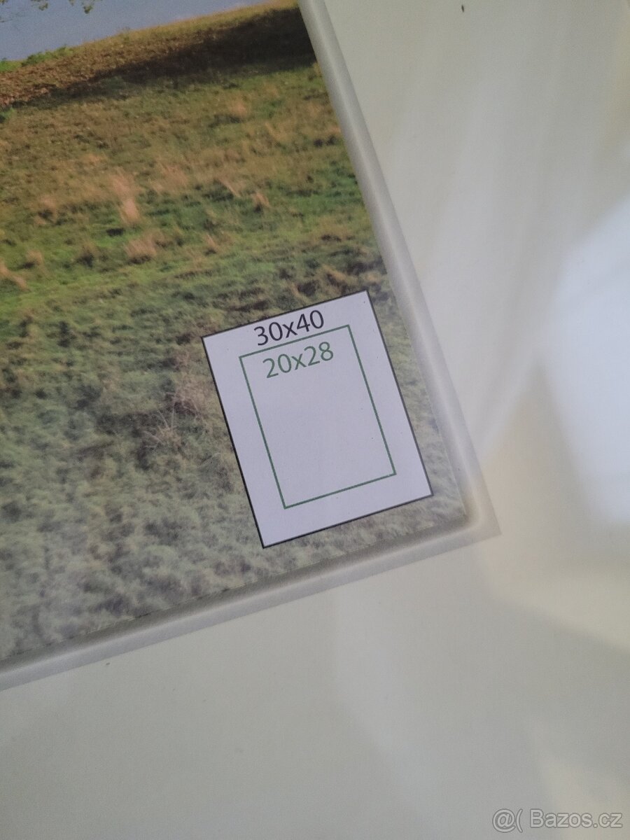 Tři skleněné clip rámy 30x40 cm - 3