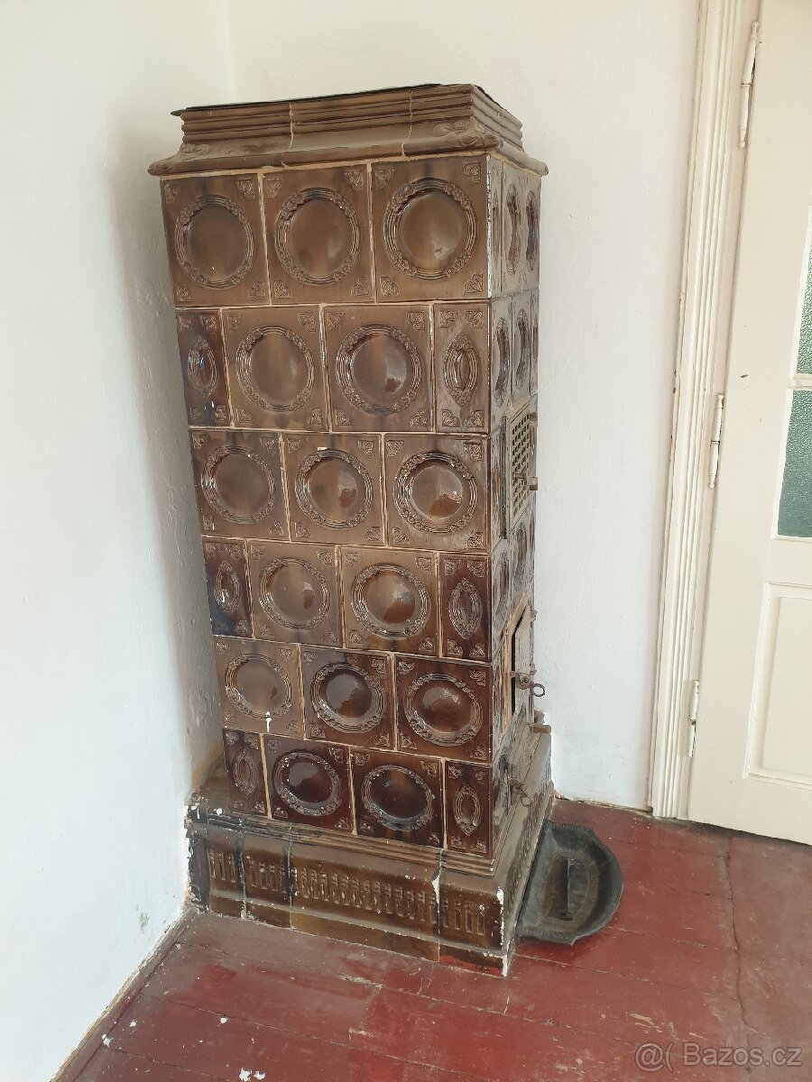 Kachlová kamna - renovovaná - 3