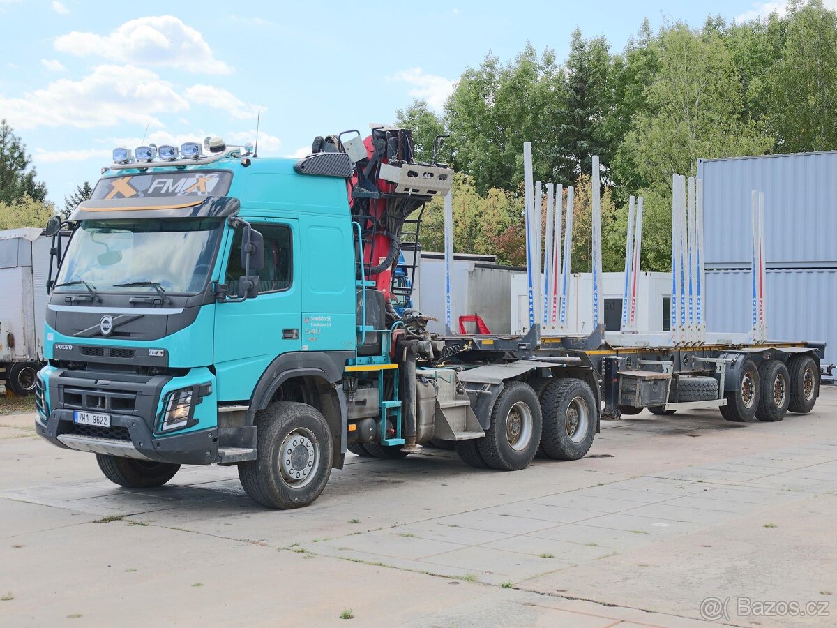 Volvo FMX 540, 6x6, EURO 6, H. RUKA PALFINGER+ PŘÍVĚS TOM S - 3
