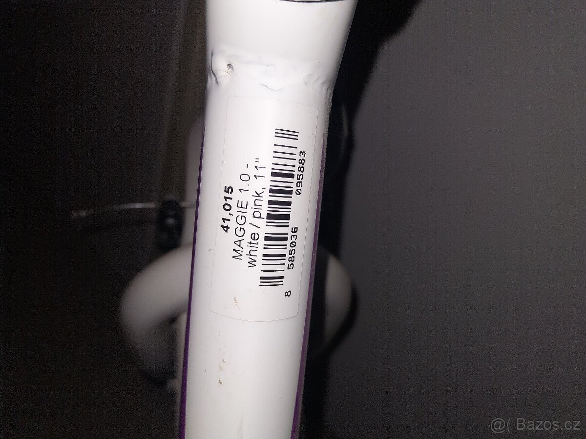 Kvalitní dětské kolo CTM Maggie /růžová bílá/ pěkný stav - 3