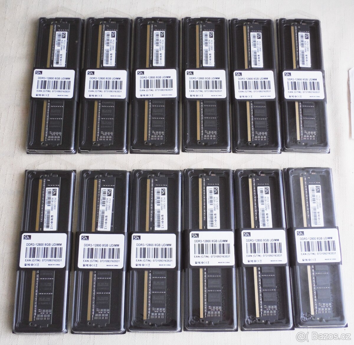 8GB DDR3 (PC3) 1600 UDIMM DIMM pro PC NOVÉ, čipy SAMSUNG - 3