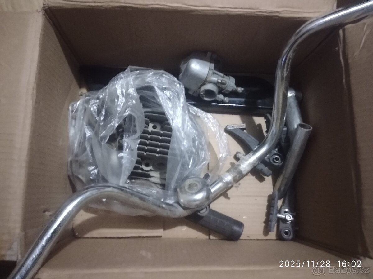 Prodám rÁd zbytky věcí na motorku a kolo - 3