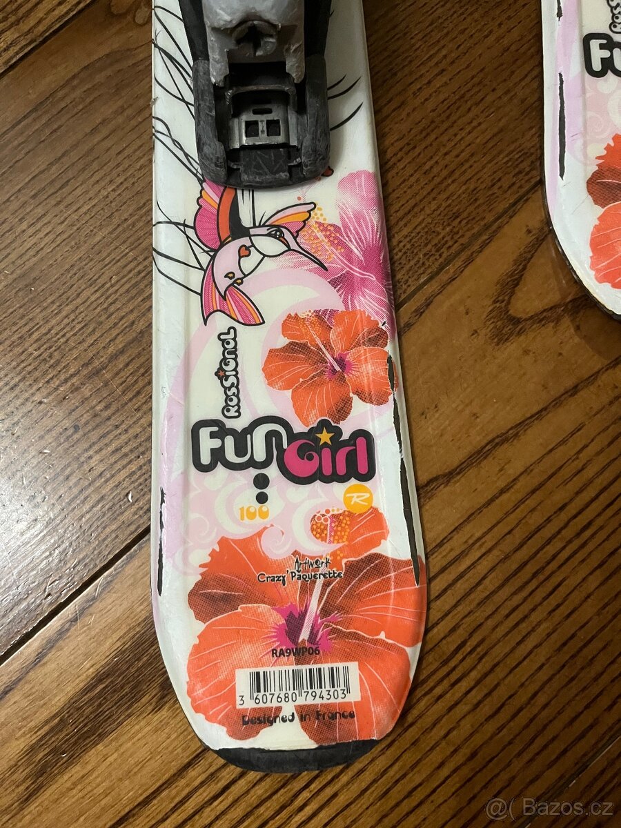 Set lyží Rossignol a lyžáků - 3