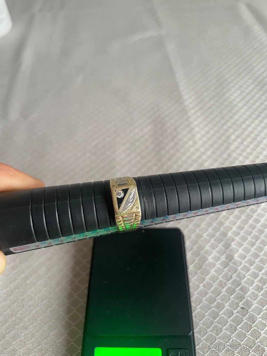 Pánský zlatý prsten 585 14k - 3