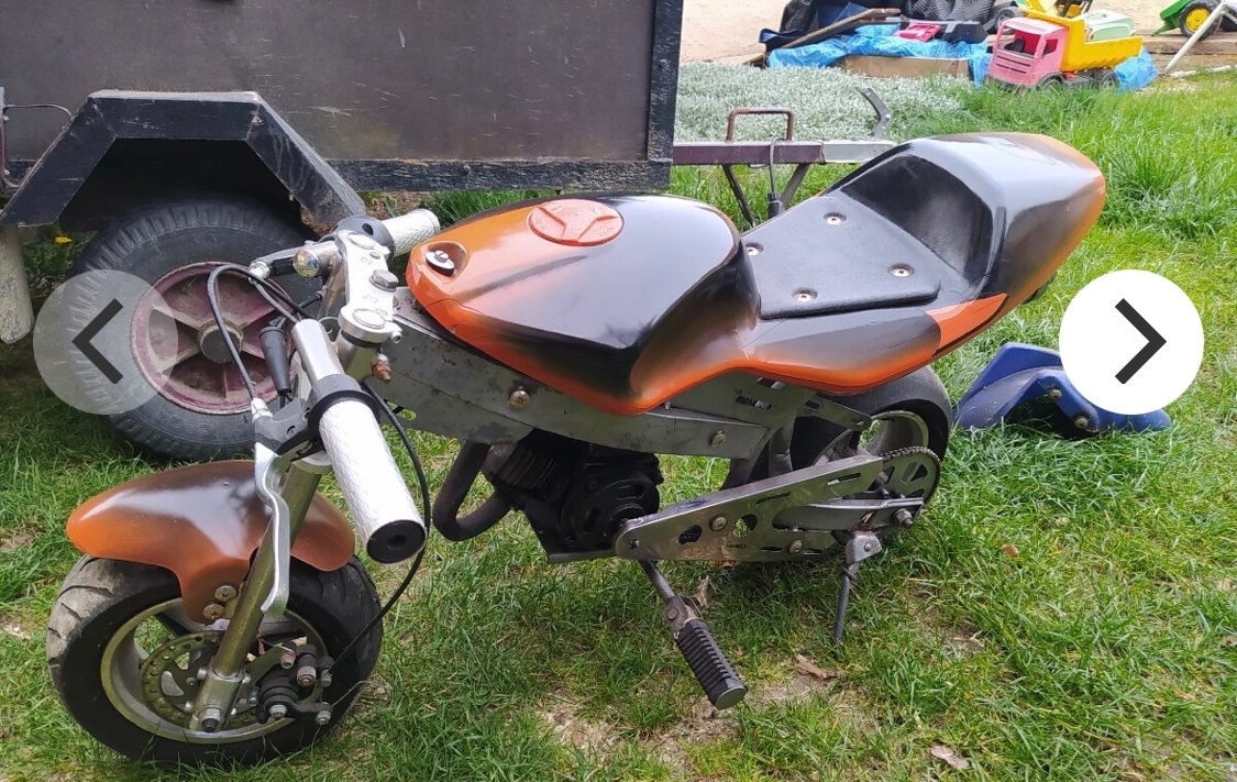MiniČtyřkolka  minicross minibike