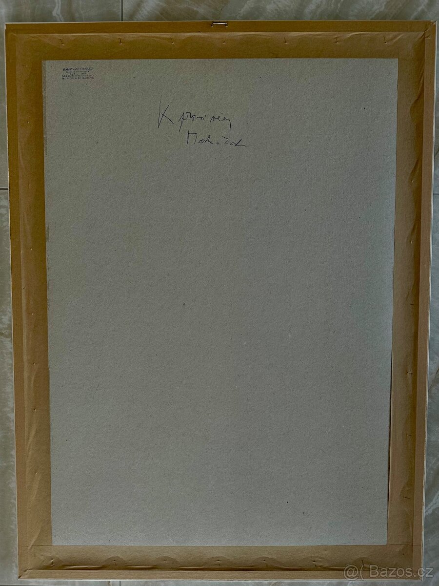 Obraz Marty Demelové vytvořený k jejímu životnímu jubileu - 3