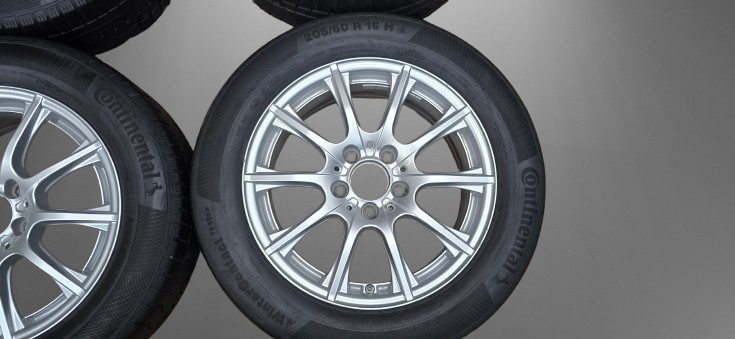 Zimní sada disků Mercedes C W205 16", ET38, 205/60/16 - 2 - 3