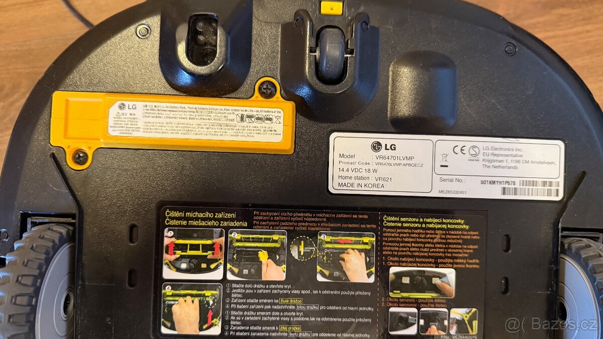 Robotický vysavač LG Hom-Bot VR64701LVMP + příslušenství - 3