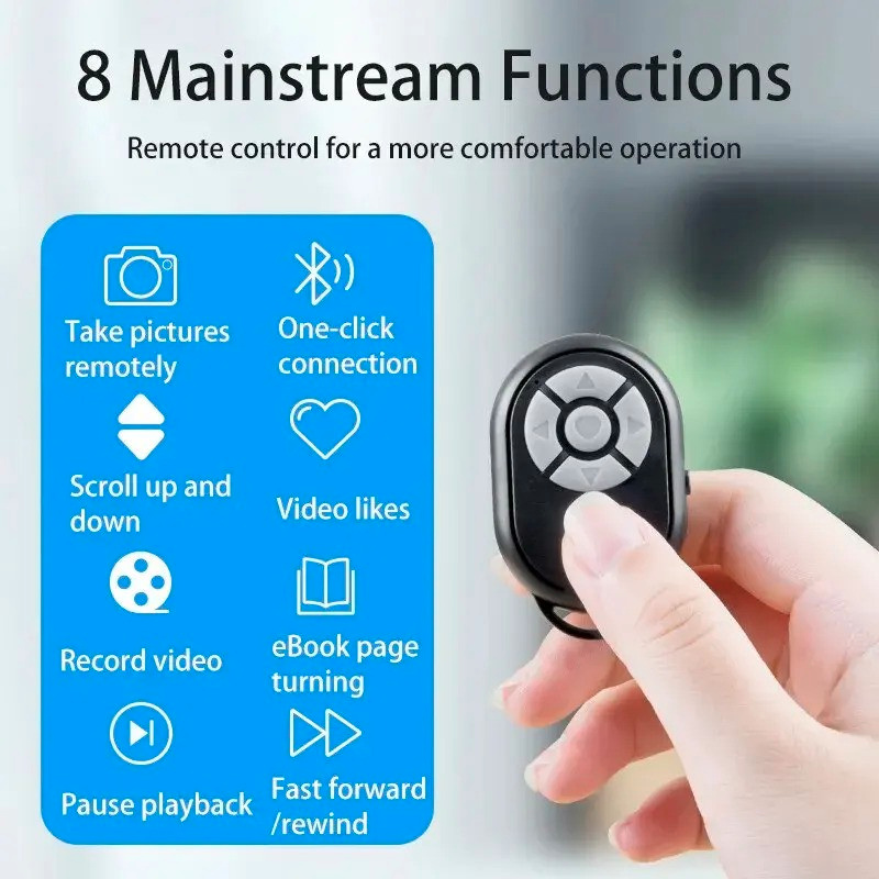 Dálkové ovládání Bluetooth pro mobil/tablet/selfie, vč. bat. - 3