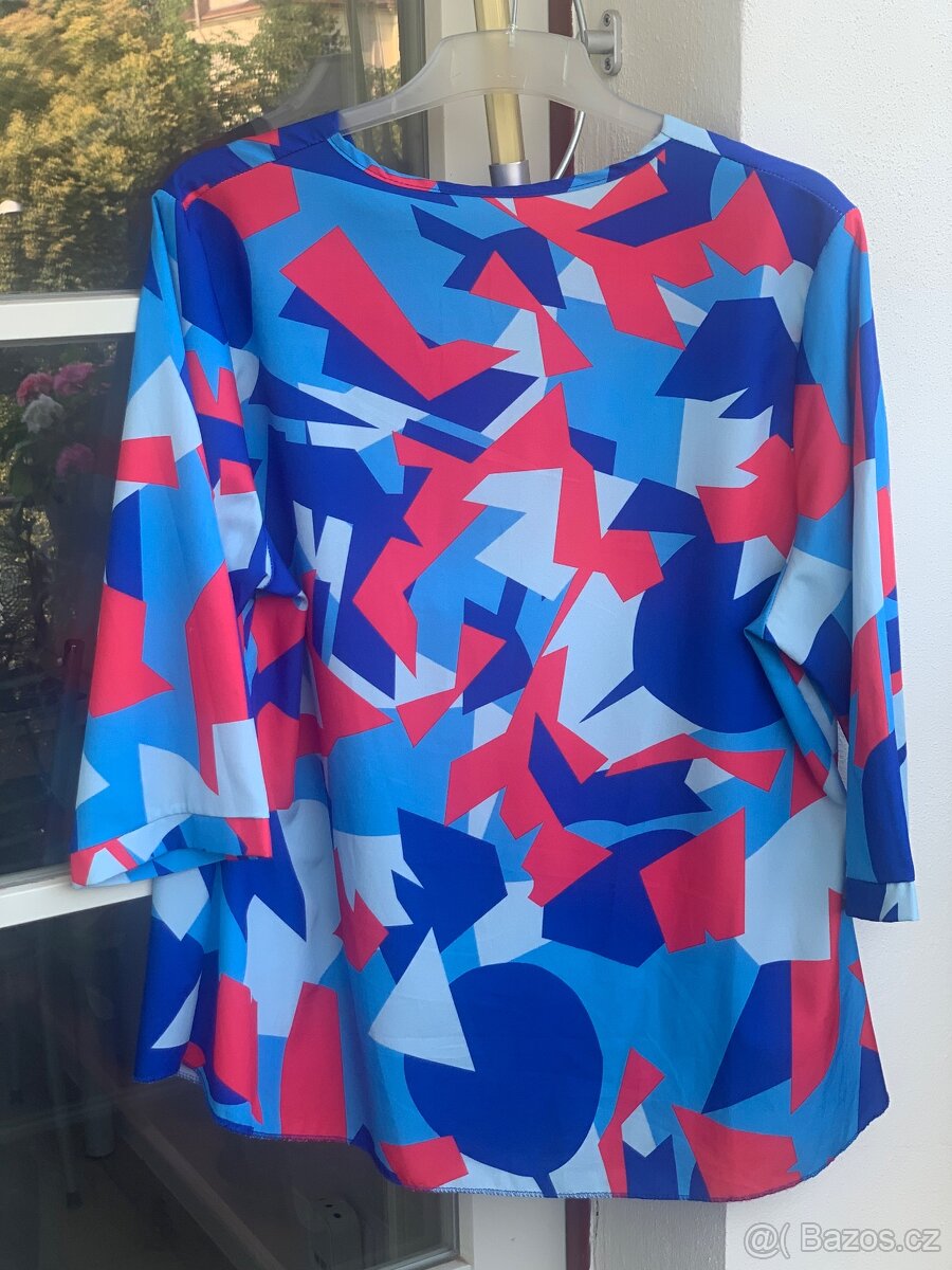 Halenka, blůza s 3/4 rukávy, vel. XL - 3