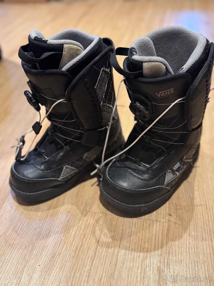 Snowboard boty Vans Boa, vel 34,5 - 3