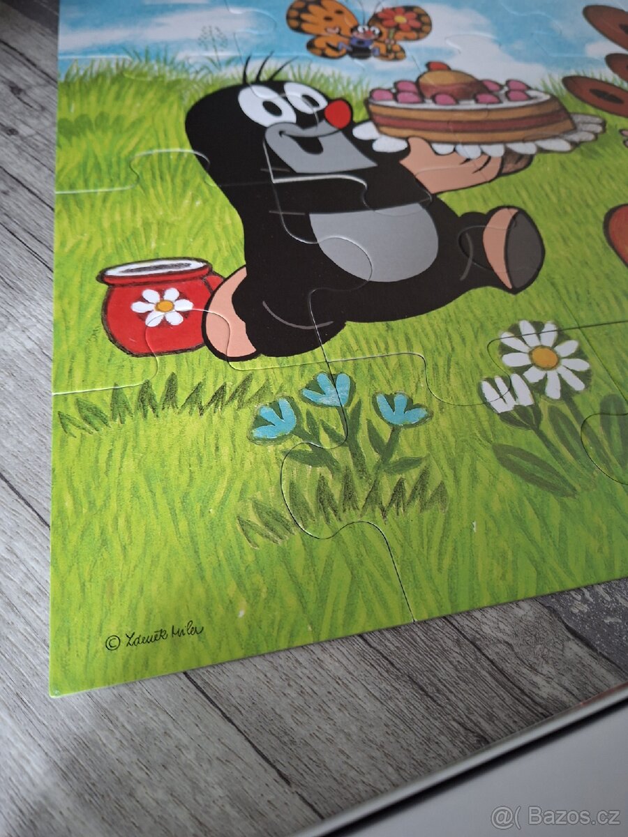 Velké puzzle krteček - 3