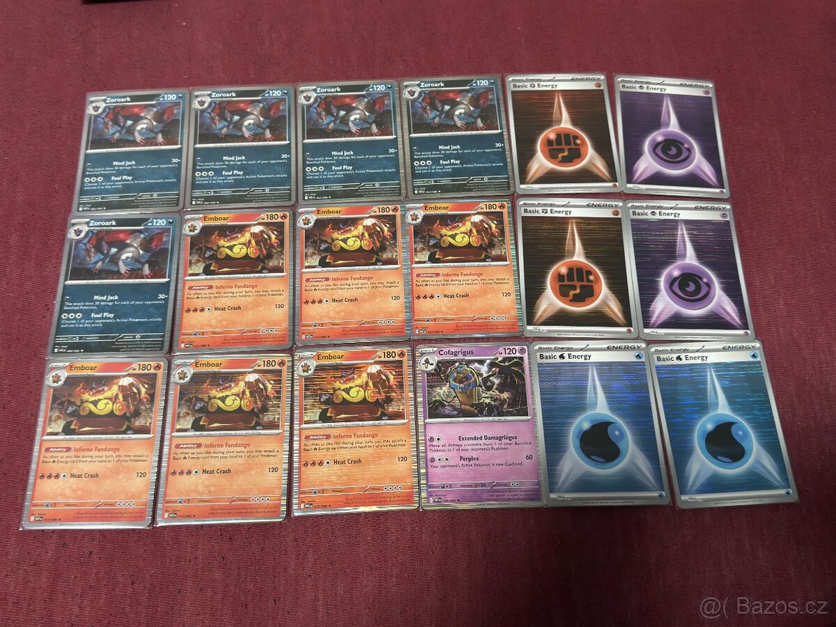 Pokémon HOLO karty NM - 3