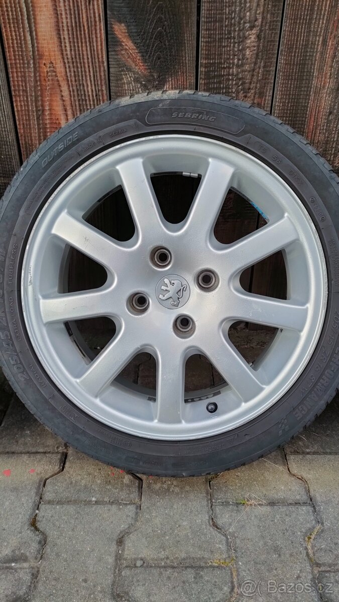 Hliníkové disky Peugeot R16 4x108 - 3