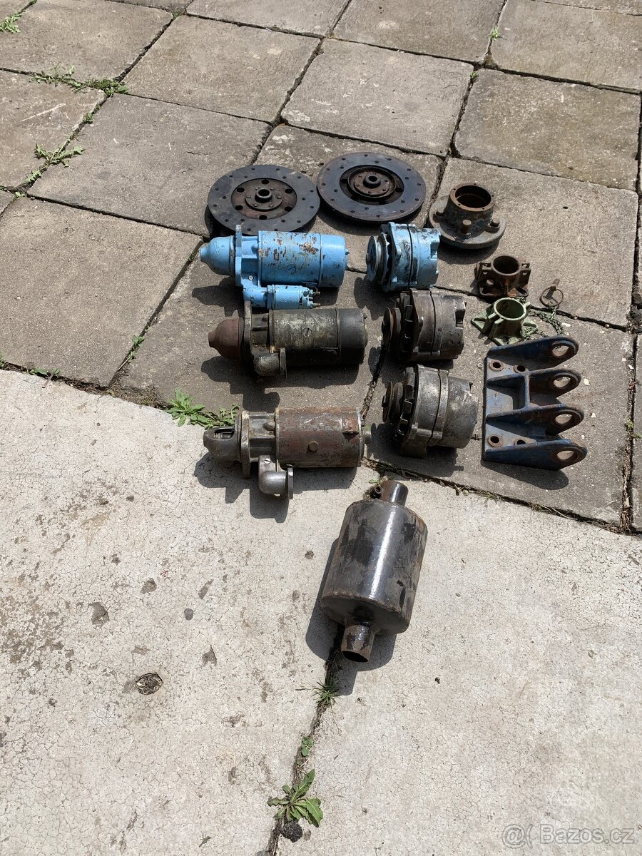 Zetor startéry , alternátory, - 3