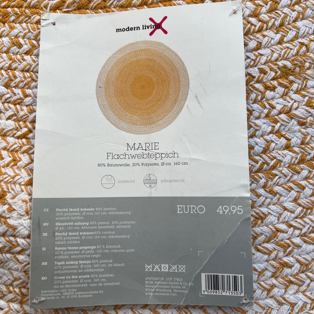 Kulatý koberec úplně nový s visačkou - 3