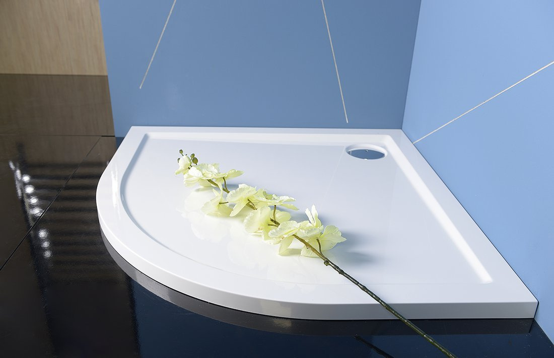 Sprchová vanička čtvrtkruh 90x90 s 50% slevou - 3