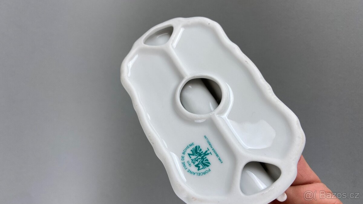 Stojánek na ubrousky husičky, MZ, modrá linka - 3