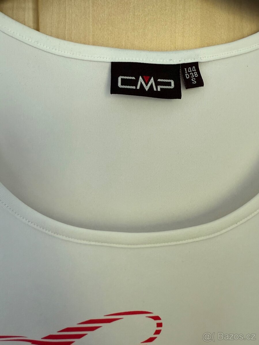 Dám. bílo-červené sportovní tílko CMP, vel. S, sleva - 3