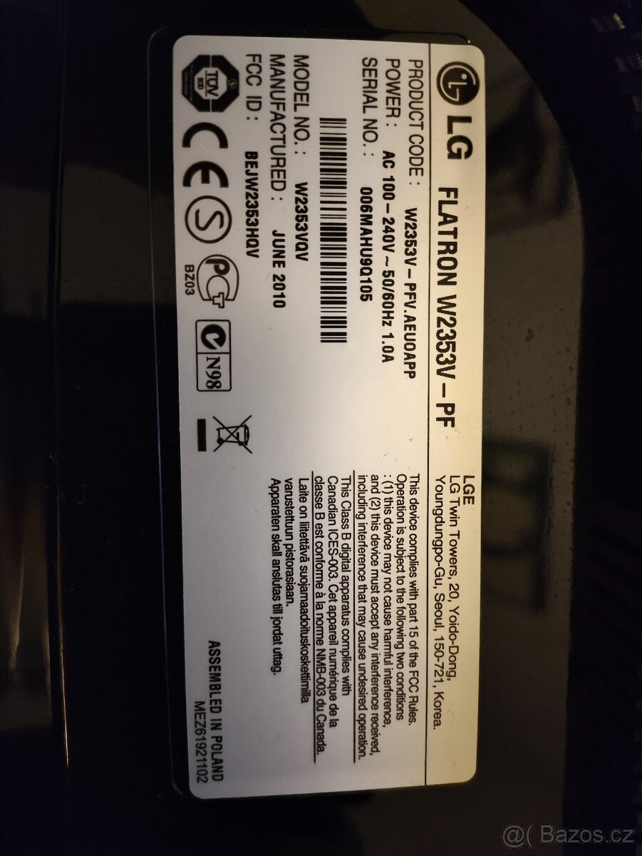 Monitor LG w2353v-pf - 3