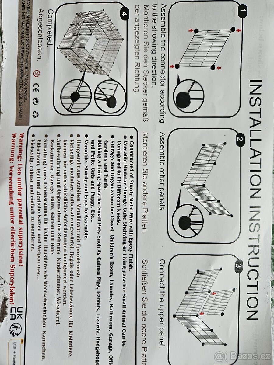 Klec pro psa (morče, králíka....) - 3